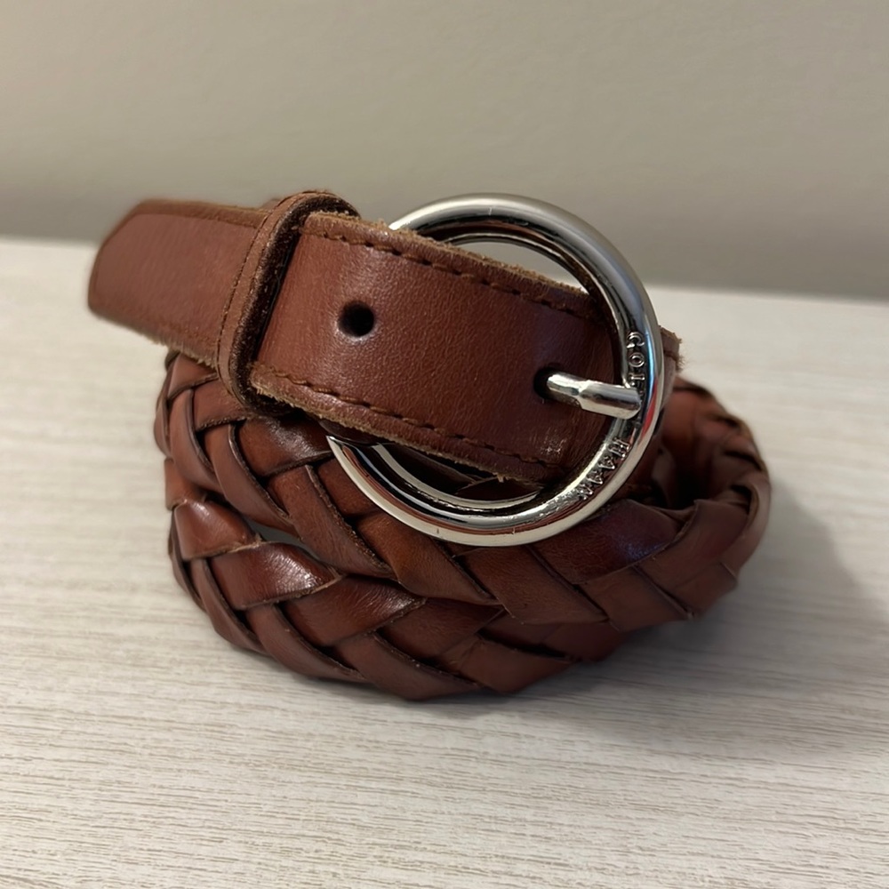 Cole Haan Braided Leather Belt